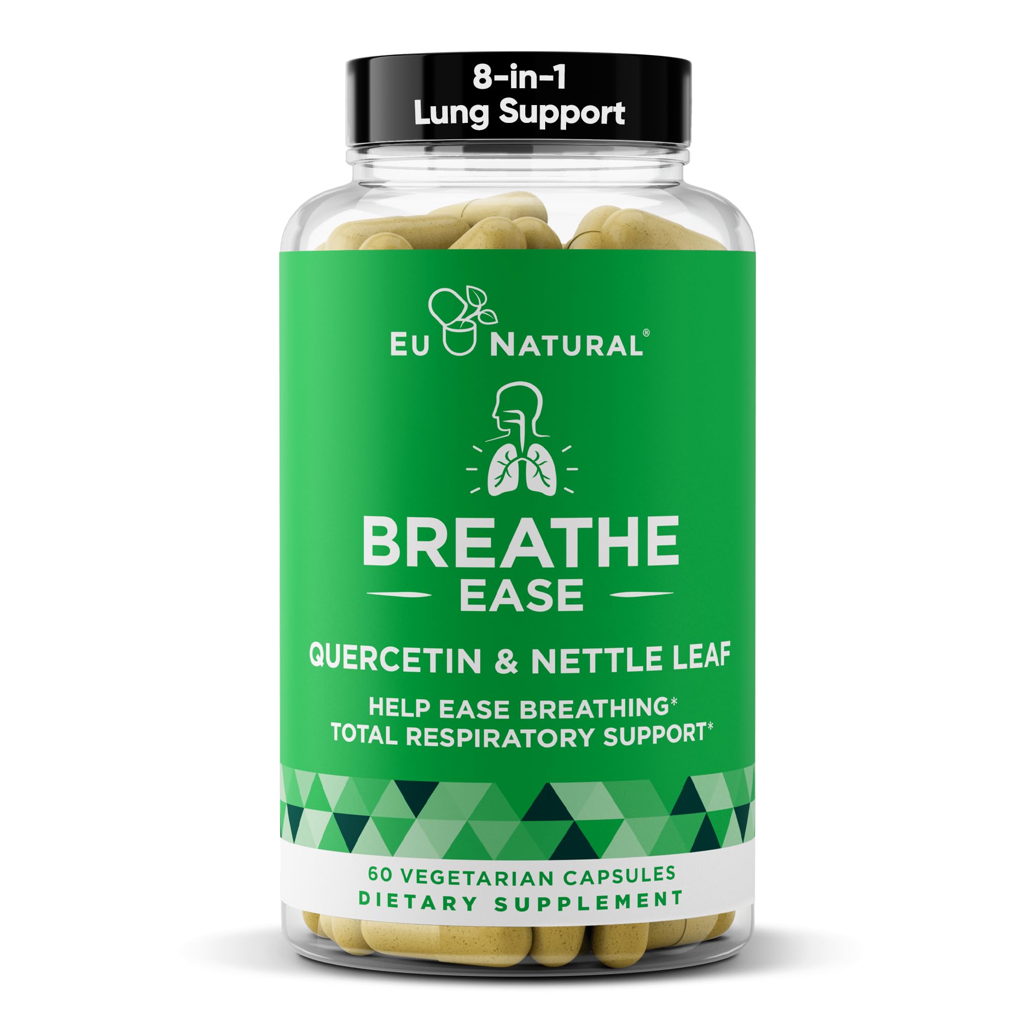 Eu Natural Breathe Inhaler Support – Sinus, Lungs & Bronchial Wellness | 60 Veg Soft Capsules