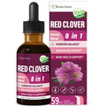 Eubrition Red Clover Drops – Women's Health Balance & 8-in-1 Menopause Support (Alcohol-Free, 2oz)