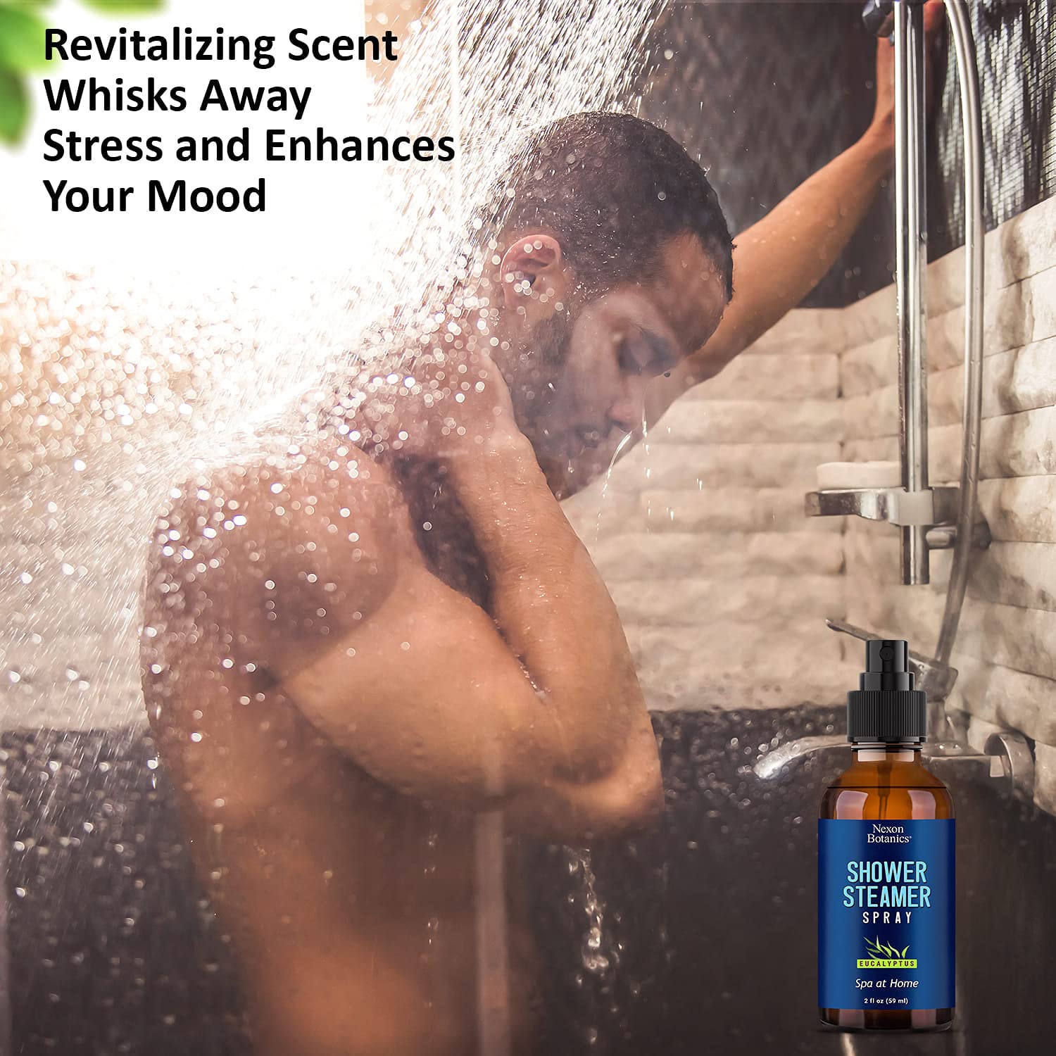Eucalyptus Shower Steamer Spray – Nexon Botanics Aromatherapy Mist (2 fl oz)