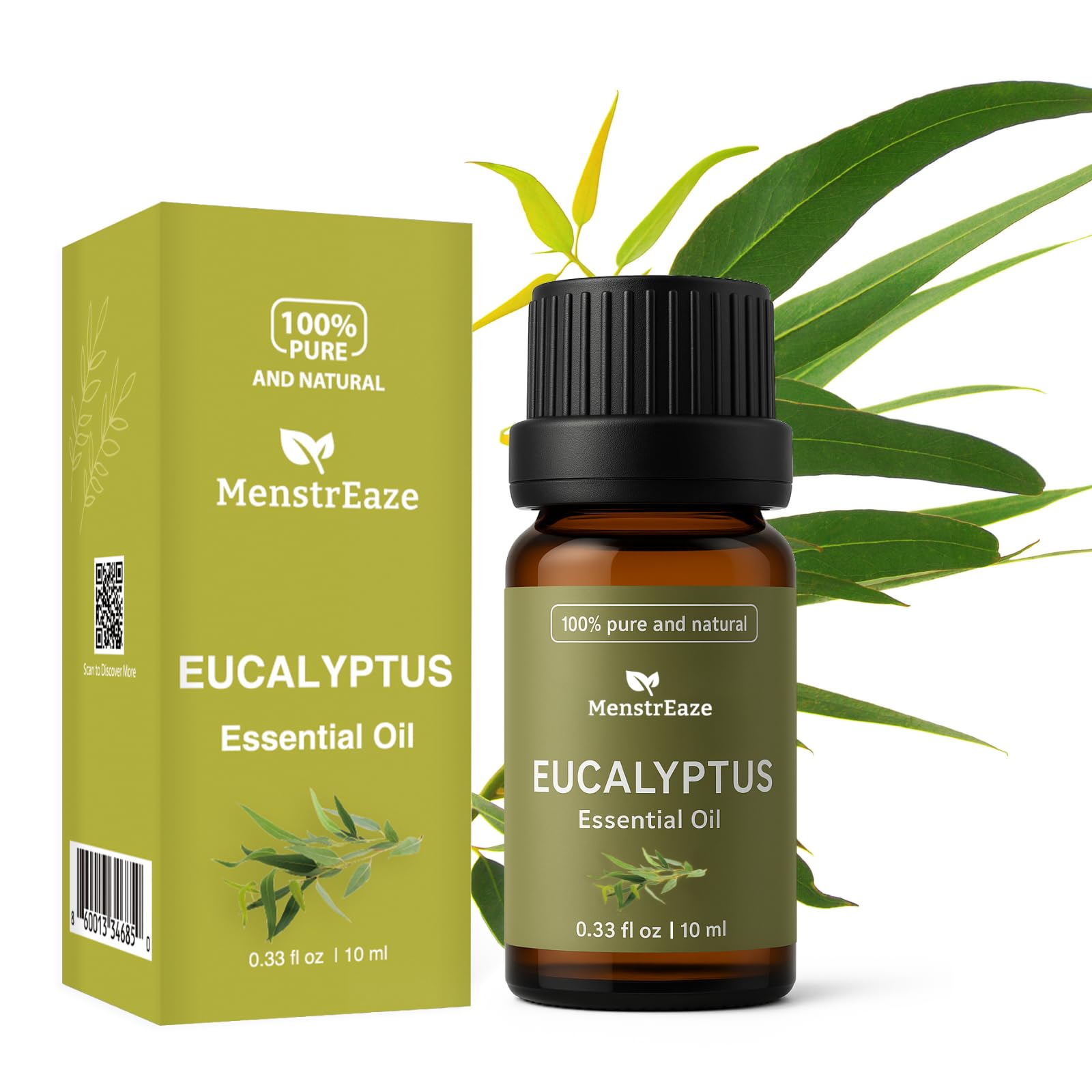 Eucalyptus Essential Oil – 100% Pure & Natural, Therapeutic Grade, 10 ml