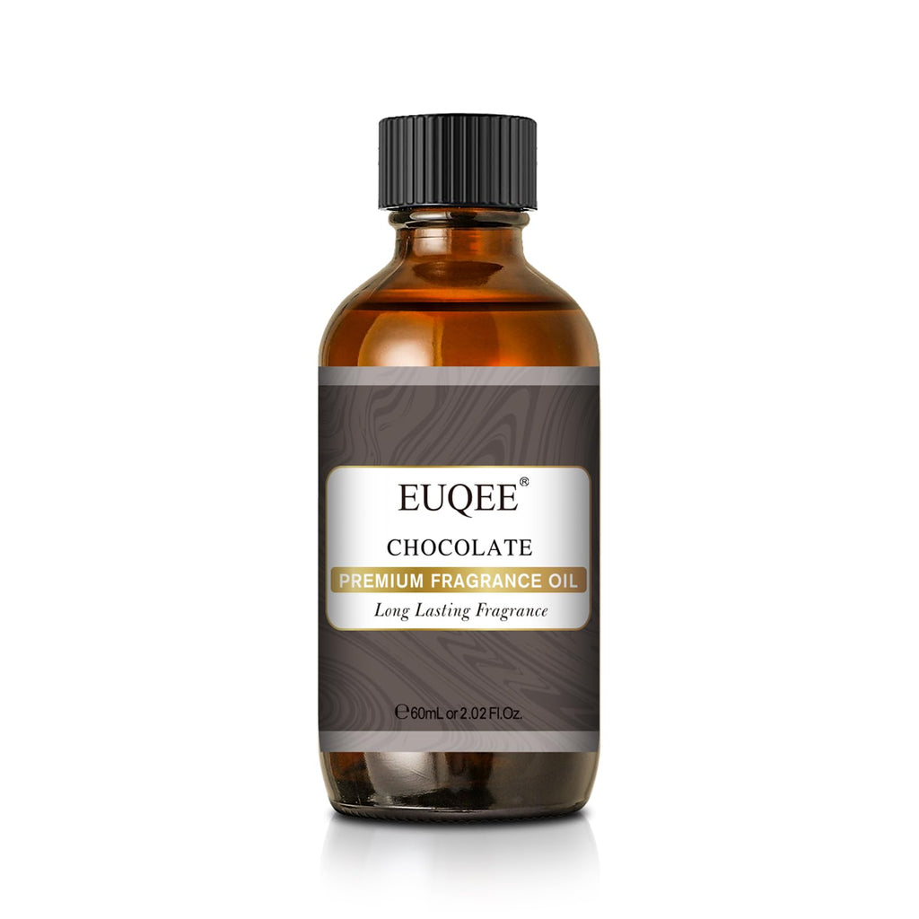 EUQEE Chocolate Fragrance Oil 2.02 Fl oz (60 ml) – Premium Grade with Glass Dropper for Diffusers, Soaps & Candles