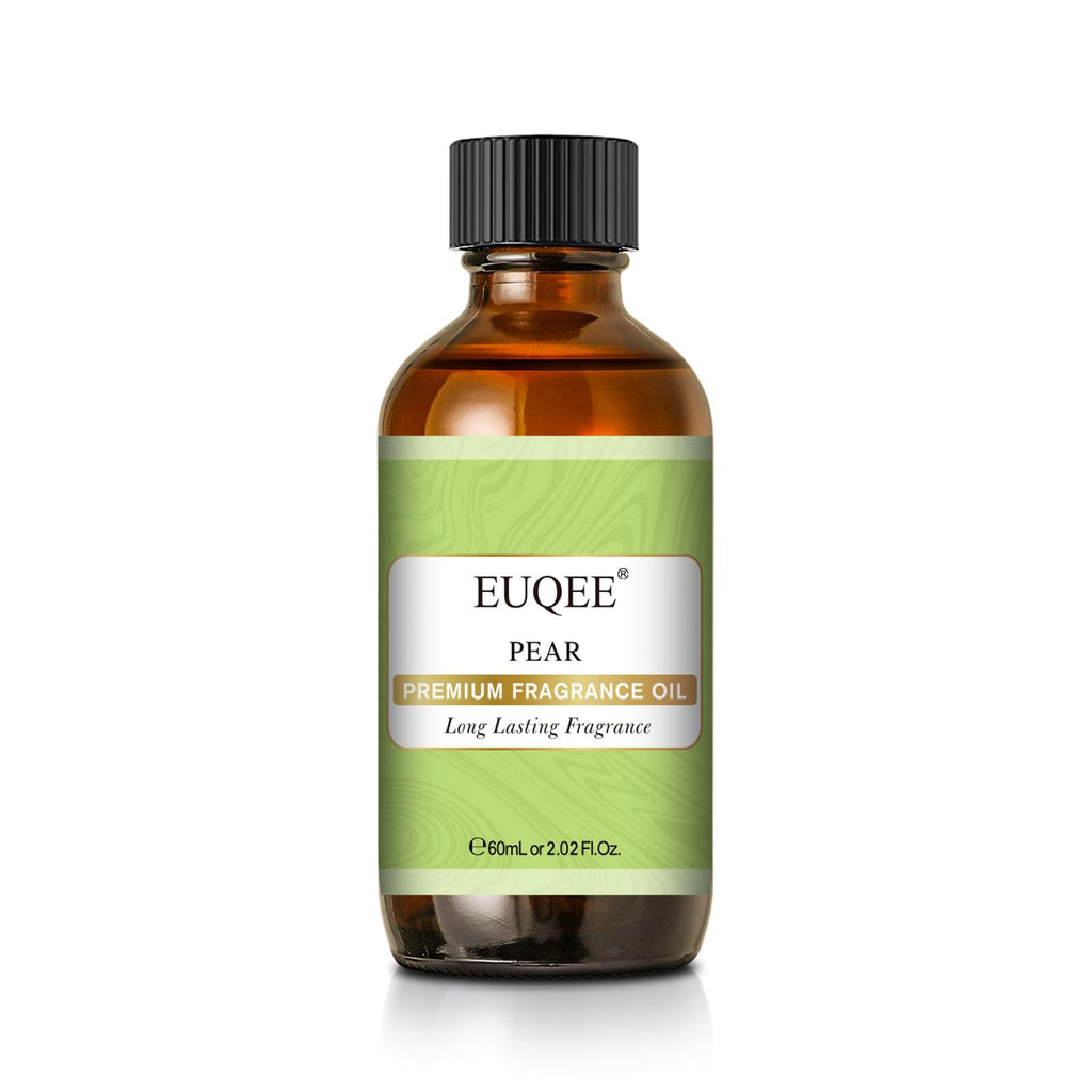 EUQEE Pear Fragrance Oil 60ml (2.02 Fl oz) – Premium Fragrance Oil for Soap, Candles, Diffusers, Aromatherapy