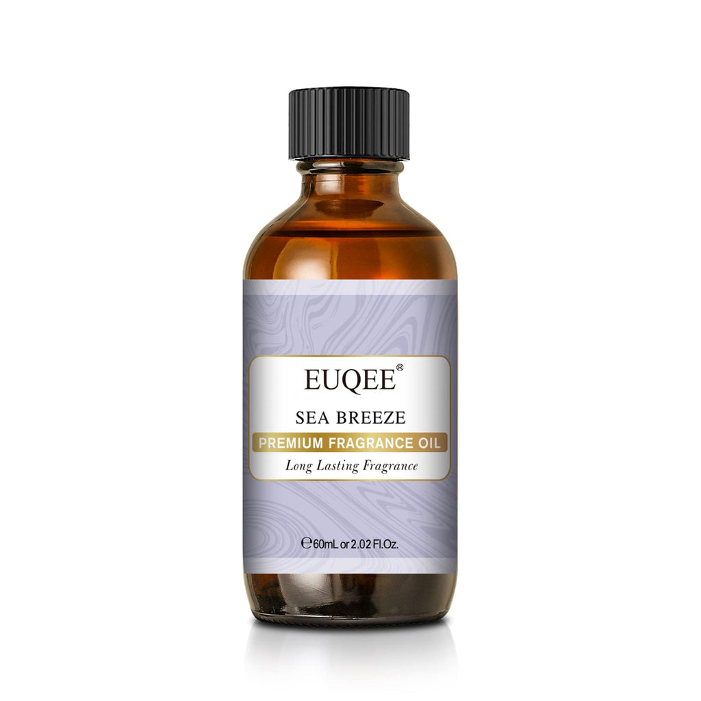 EUQEE Sea Breeze Fragrance Oil – Premium Essential Oil for Diffuser, DIY Soap & Candle Making (60 ml)
