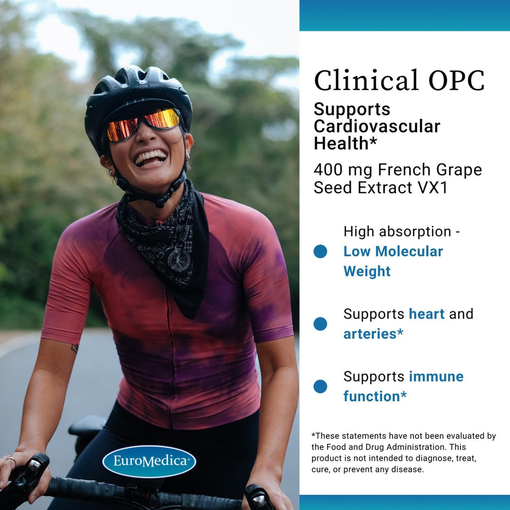 EuroMedica Clinical OPC - Cardiovascular & Immune Support Supplement | 60 Softgels