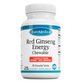 EuroMedica Red Ginseng Energy - Focus & Endurance - 30 Vegan Chewable Tablets