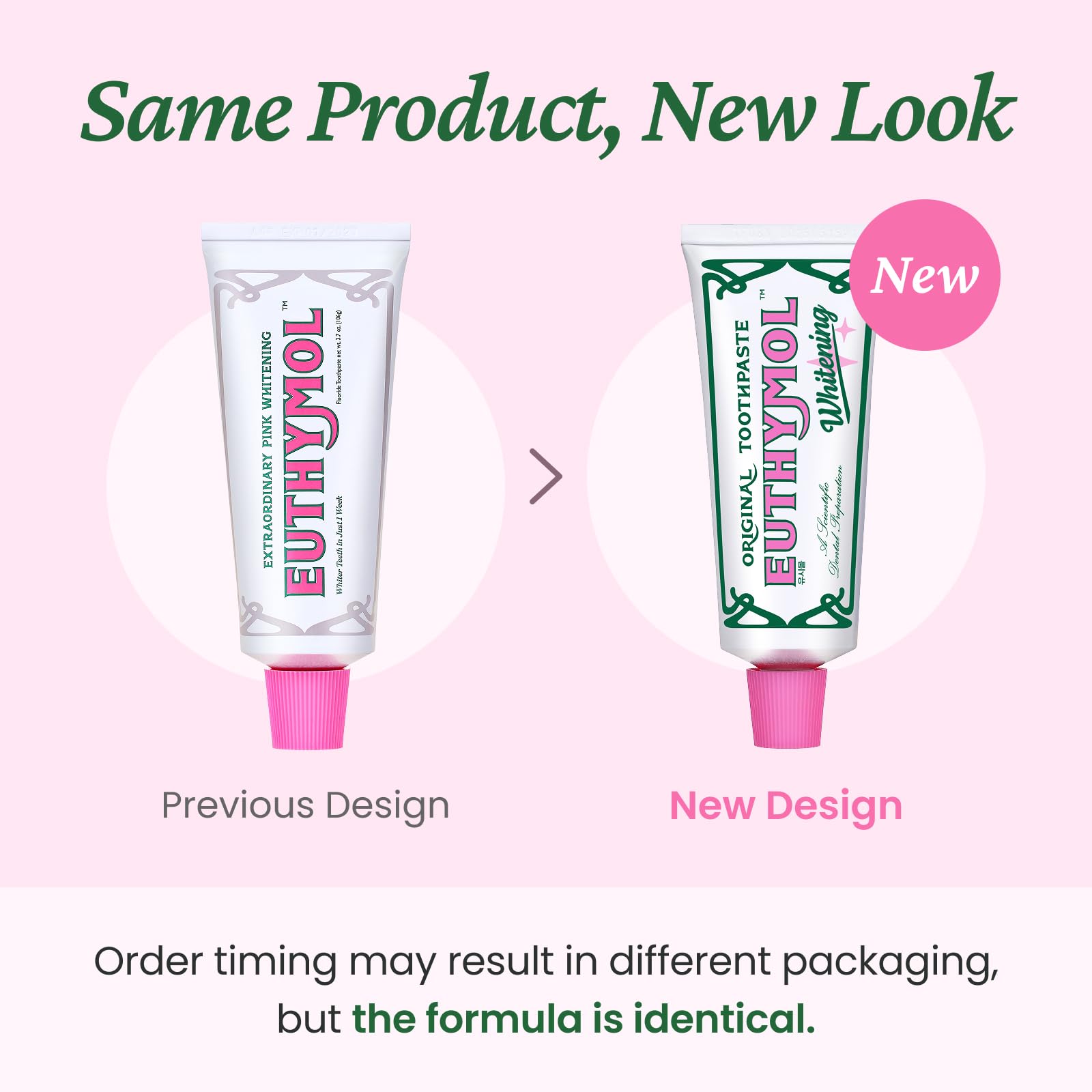 EUTHYMOL Whitening Toothpaste Pack of 5 – Stain Removal in 2 Weeks, Fresh Breath & Cavity Protection