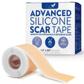 Eva Naturals Medical Grade Silicone Scar Tape 1.6in x 120in - Reusable Sheets for C-Section, Surgical, Keloid & Burn Scars