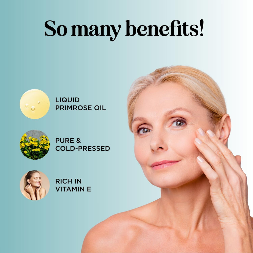 Pure Evening Primrose Oil - Cold-Pressed Skin & Hair Care