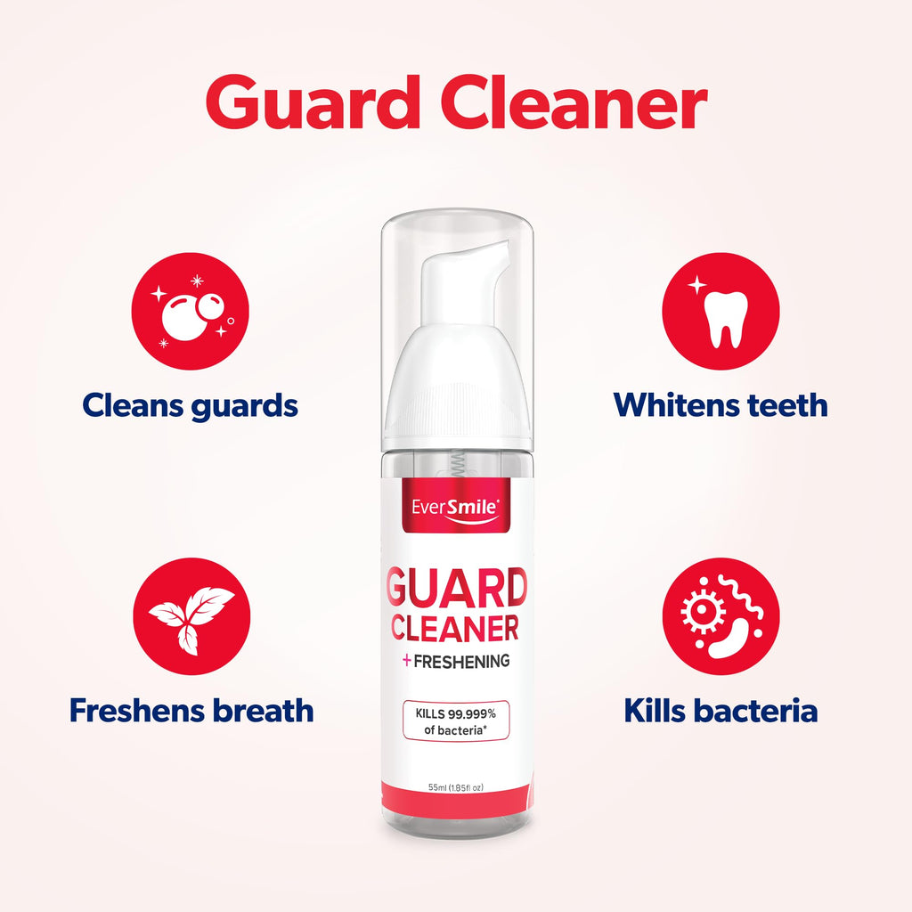 EverSmile Mouth Guard Cleaning Foam – Fresh Mint 55ml (1 Pack)