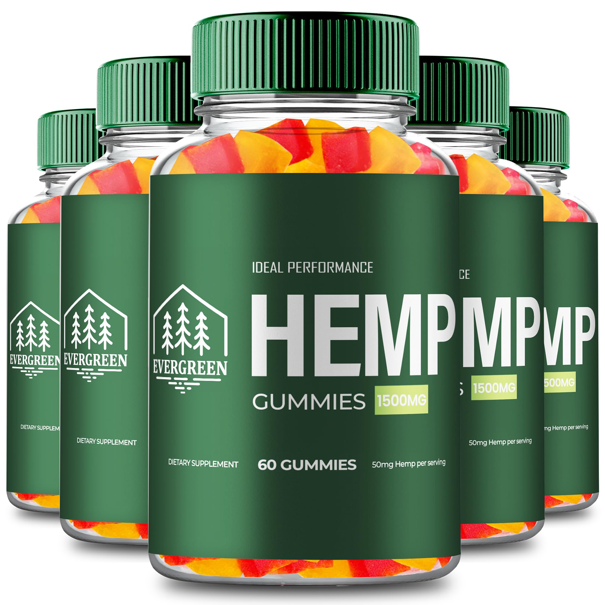 Evergreen Hemp Gummies - Maximum Strength All-Natural Health & Wellness