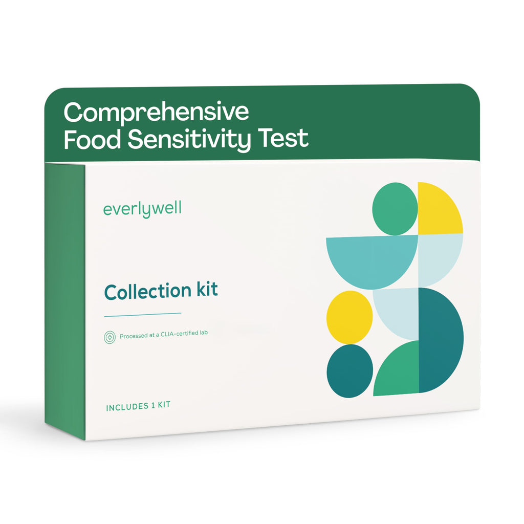 Everlywell Food Sensitivity Comprehensive Test - Learn How Your Body Responds to 204 Foods - At-Home Collection Kit - CLIA-Certified Labs - Ages 18 Plus