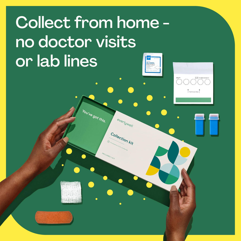 Everlywell Food Sensitivity Test - At-Home Kit for 96 Foods | CLIA-Certified Lab | Ages 18+