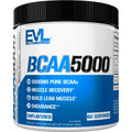 EVL BCAA5000 Amino Acids Powder – Stim-Free Pre & Post Workout Recovery (Unflavored, 5g)