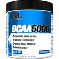 EVL BCAAs – 5g BCAA 2:1:1, Post-Workout Recovery, Stim-Free Pre-Workout (Blue Raz)