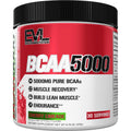 EVL BCAAs Amino Acids Powder – 5g BCAA 2:1:1 for Post-Workout Recovery & Stim-Free Pre-Workout – Cherry Limeade