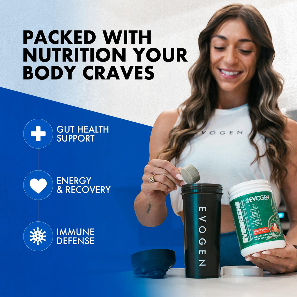 Evogen Evogreens - Super Greens Powder for Recovery, Wellness & Immune Health | 30 Servings