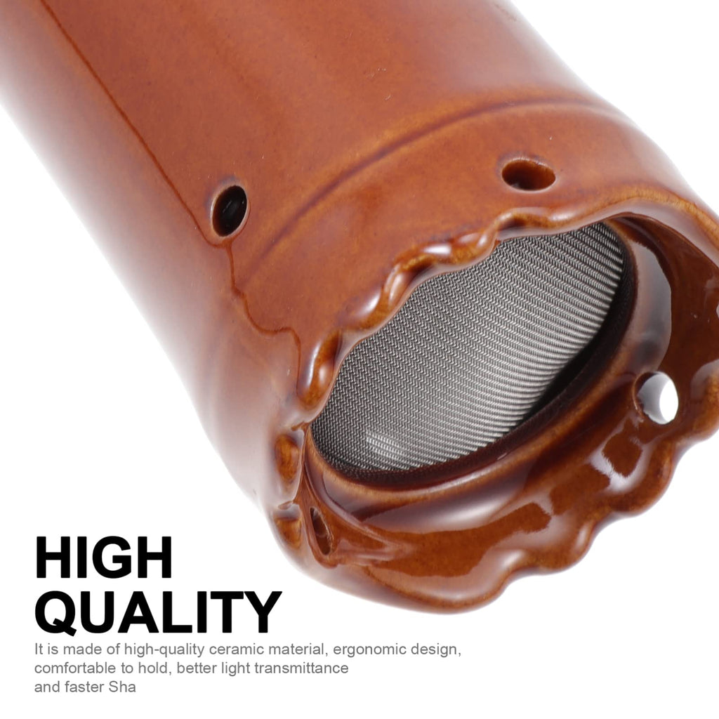 EXCEART Facial Moxibustion Tube - Portable Ceramic Moxa Cup for Facial Massage and Heat Therapy