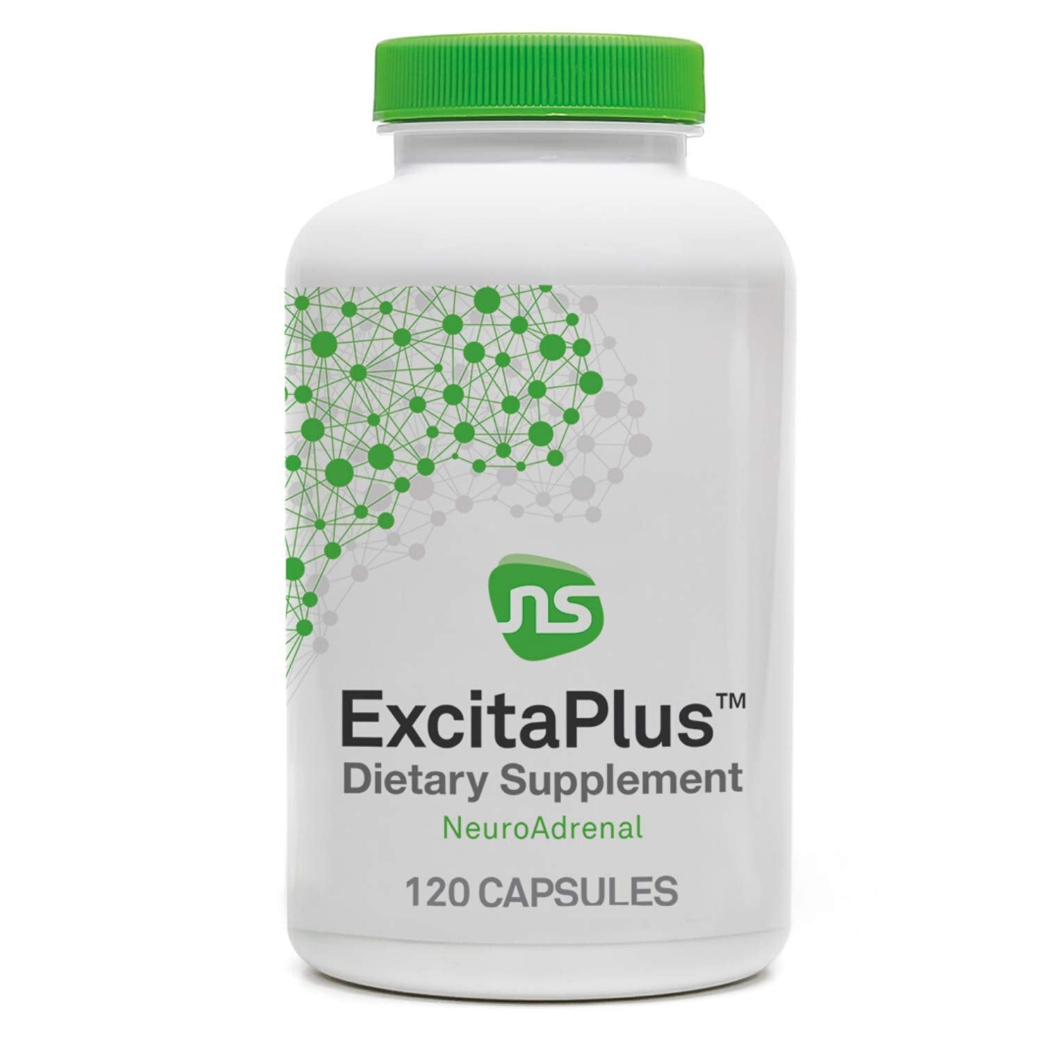 NeuroScience ExcitaPlus - Extra Strength L-Tyrosine & Rhodiola for Energy & Adrenal Health | 120 Capsules