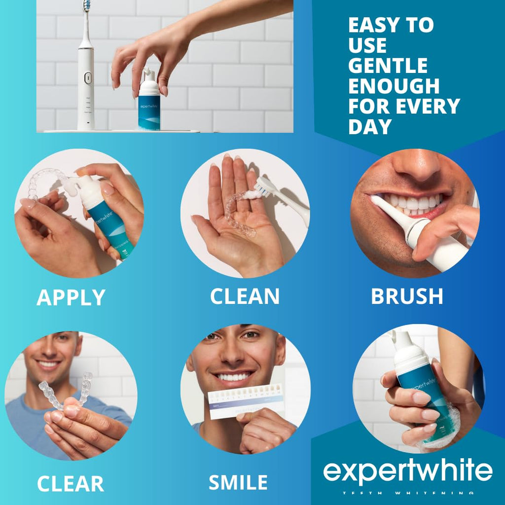 Expertwhite Max HP Foam – Aligner & Retainer Cleaner + Whitening Foam (Invisalign)