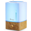 Exqline 1500ml Large Aroma Diffuser – Large Room Humidifier (Wood Grain)