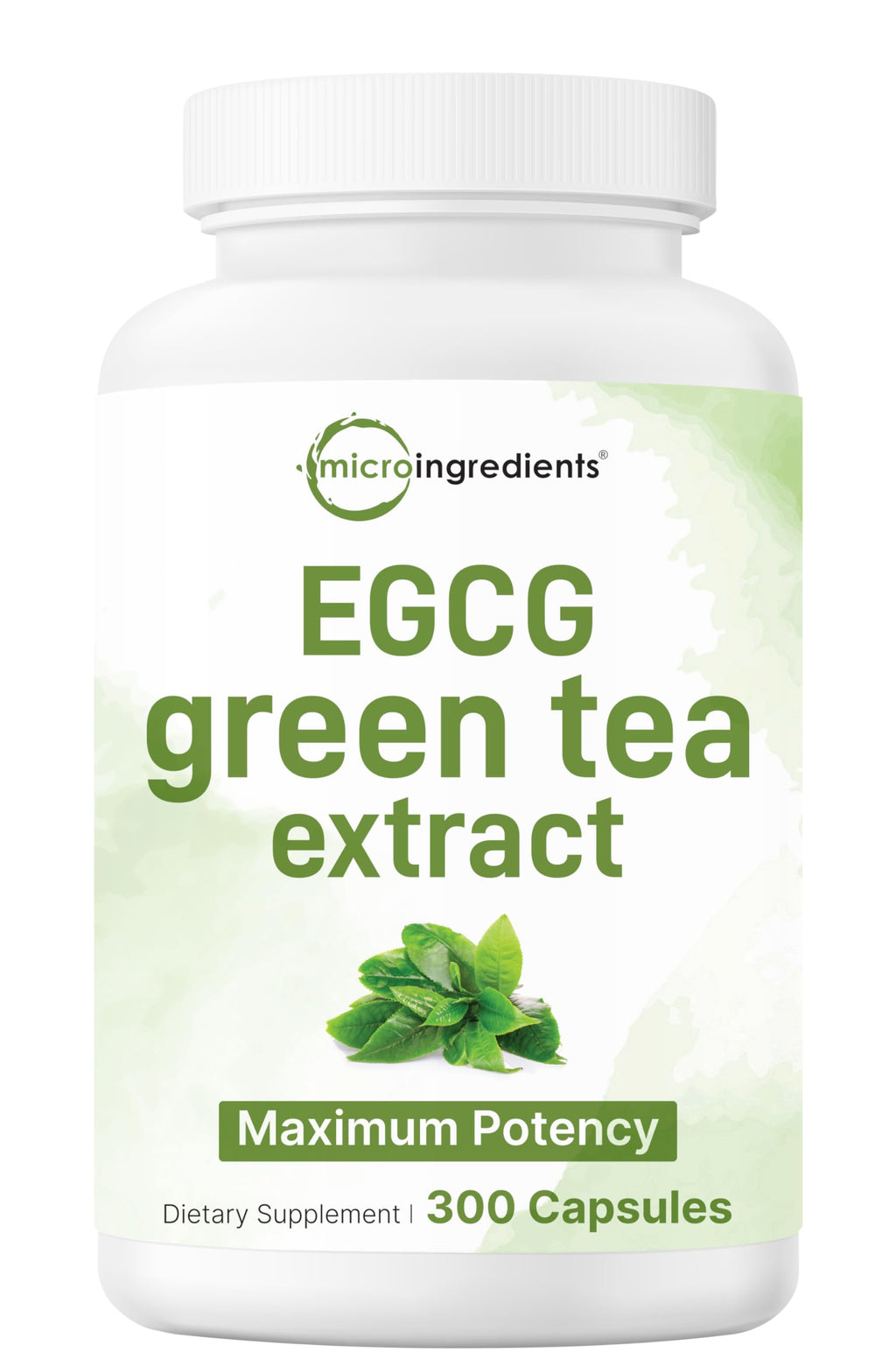 Extra Strength Green Tea Extract - 300 Capsules | 5 Month Supply | 50% EGCG & 98% Polyphenols