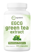 Extra Strength Green Tea Extract - 300 Capsules | 5 Month Supply | 50% EGCG & 98% Polyphenols