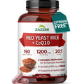 Red Yeast Rice 1200mg with CoQ10 & Bioperine – 75 Servings (Non-GMO, Vegan)