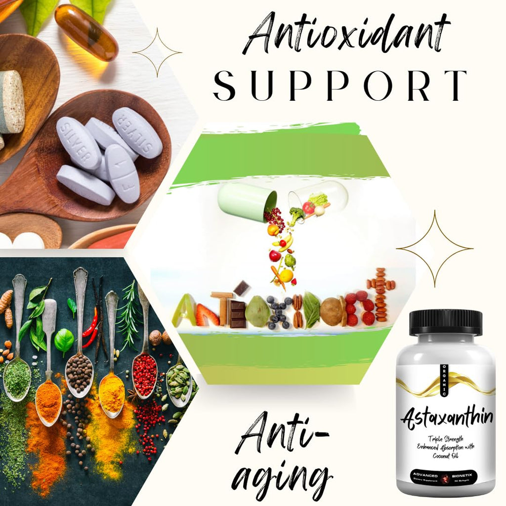 Advanced Bionetix AstaQuil Astaxanthin 12mg - 2 Pack, 120 Softgels