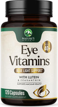 Eye Vitamins & Mineral Supplement – Lutein, Zeaxanthin, Zinc (120 Capsules)