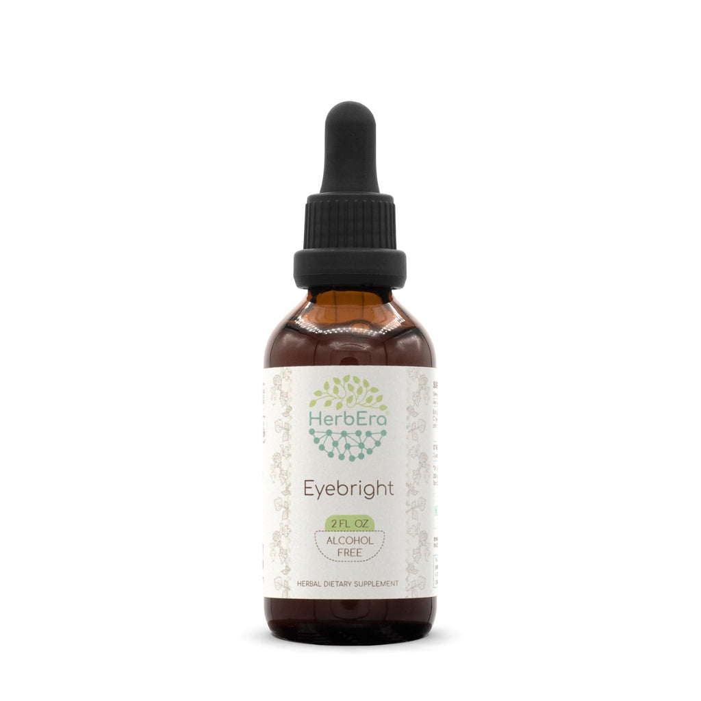 HerbEra Eyebright B60 Alcohol-Free Herbal Extract Tincture – 2 fl oz