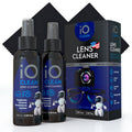 Eyeglass Lens Cleaner Kit – 3.38oz + 3.38oz + 2 Microfiber Cloths Included