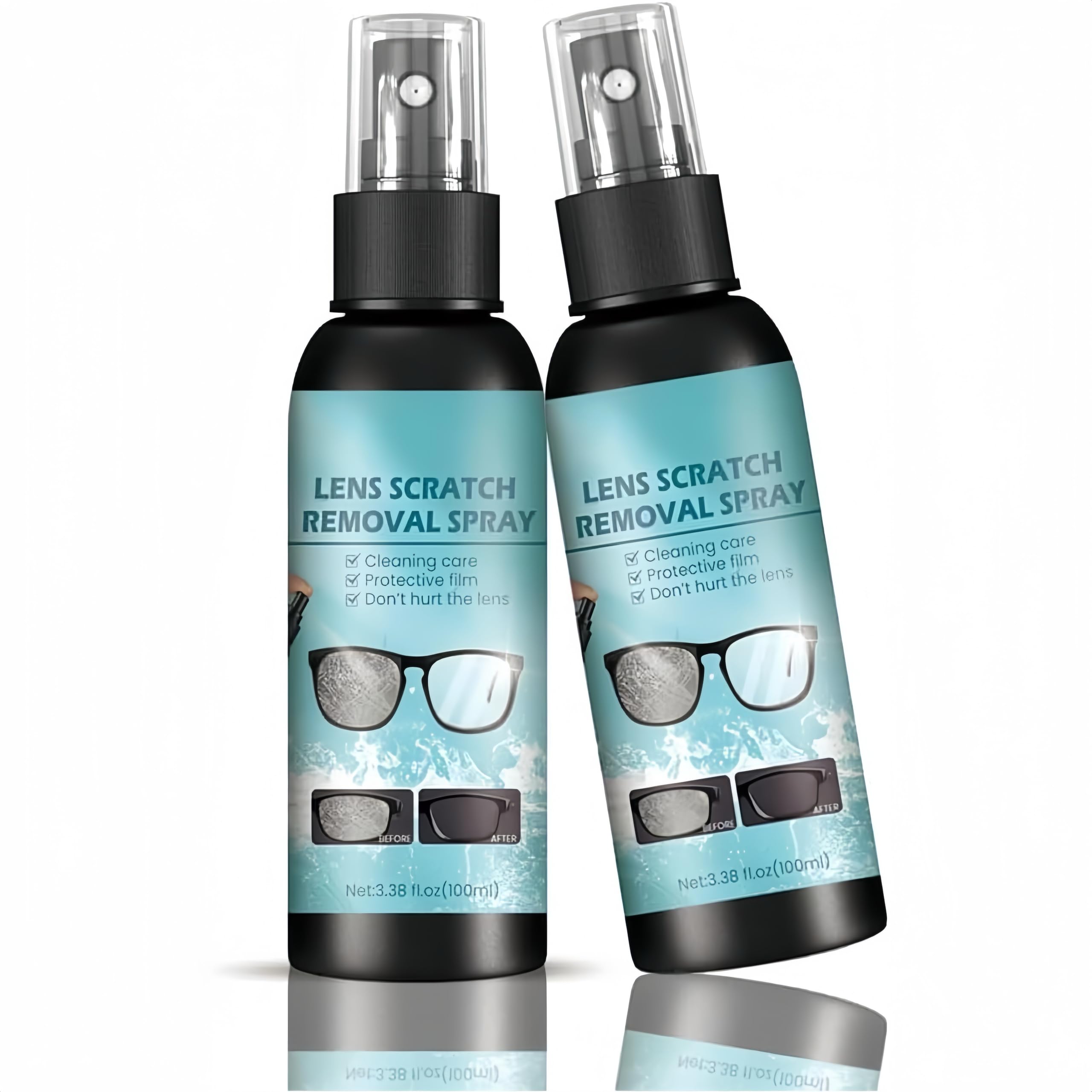 2PCS Eyeglass Scratch Remover – Lens Scratch Repair for Eyeglasses