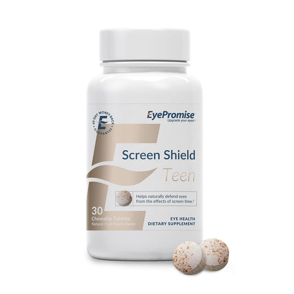 EyePromise Screen Shield Teen Eye Vitamin – 30-Count Chewable for Kids