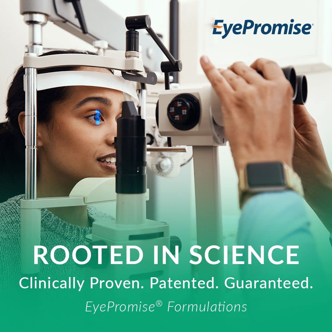 EyePromise Vizual Edge Supplement - 90 Chewable Tablets, Citrus Flavor | AREDS 2 Eye Vitamin with 20 mg Zeaxanthin & 10 mg Lutein for Vision Quality & Clarity