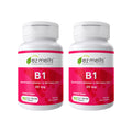 EZ Melts B1 25 mg – Dissolvable Vitamin B1, Sugar-Free, 45-Day Supply, 2 Pack