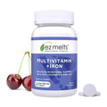 EZ Melts Sugar-Free Multivitamin with Iron for Women & Men | 1 Month Supply