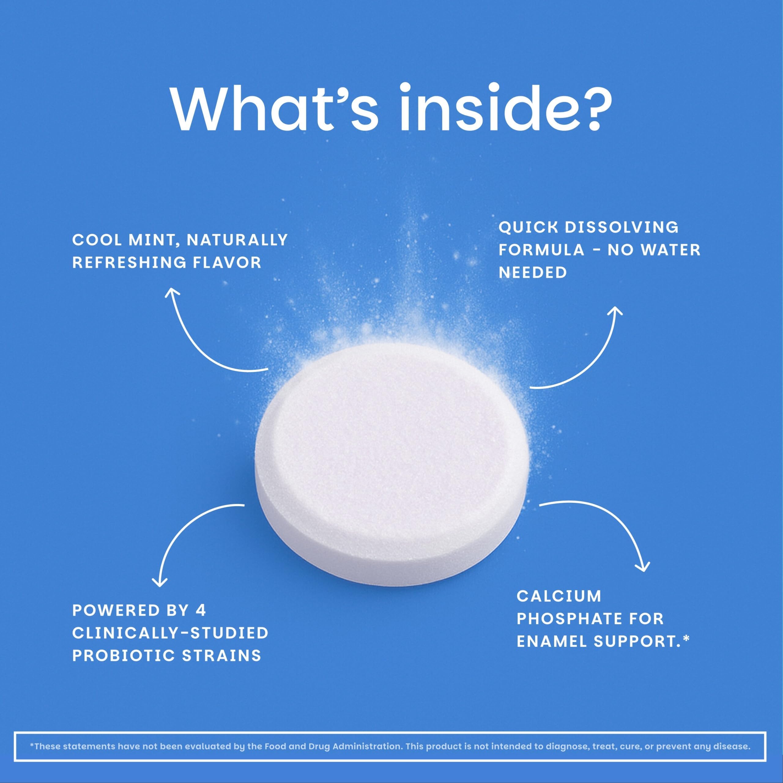 EZ Melts Oral Health Complete - Probiotic for Gum Health & Fresh Breath