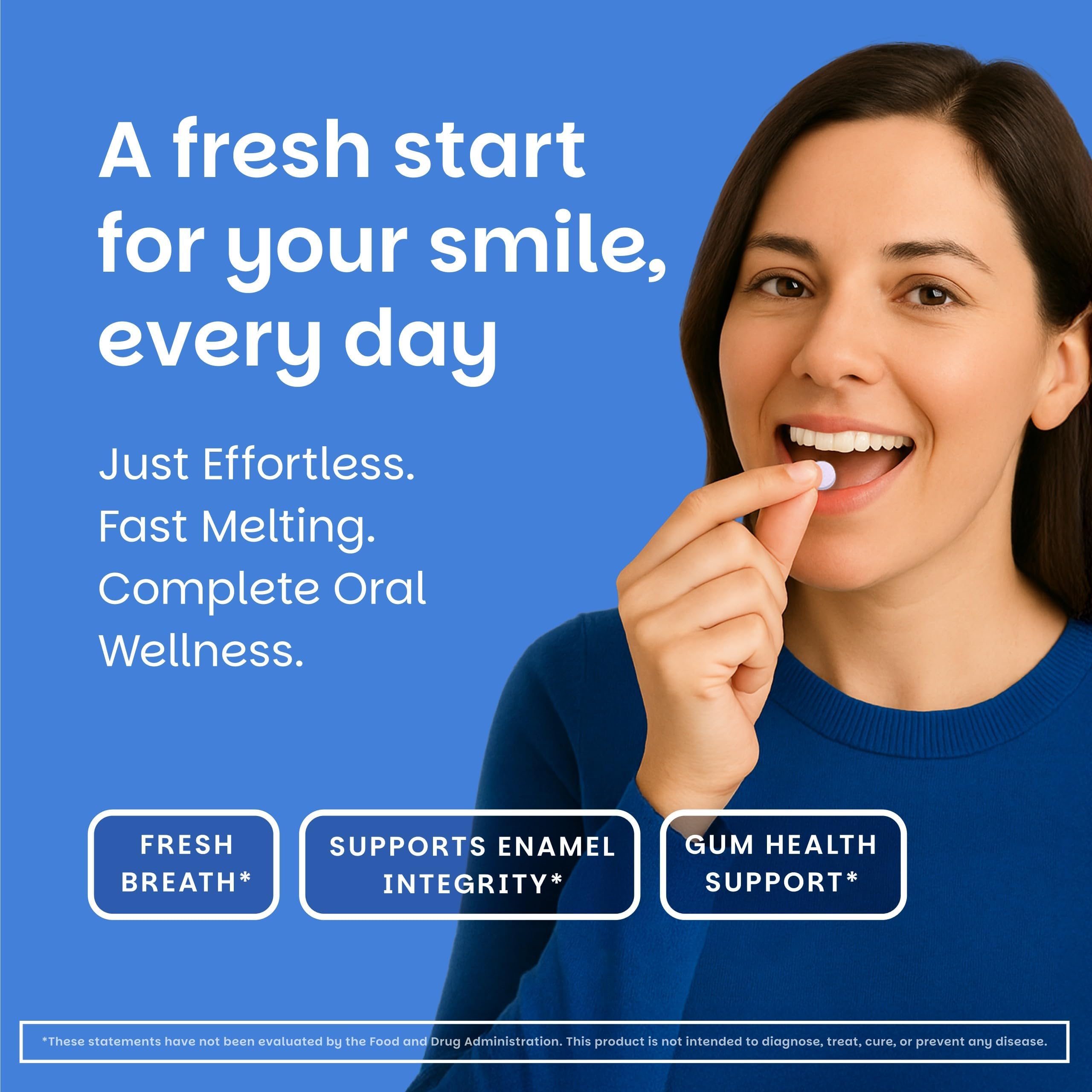 EZ Melts Oral Health Complete - Probiotic for Gum Health & Fresh Breath