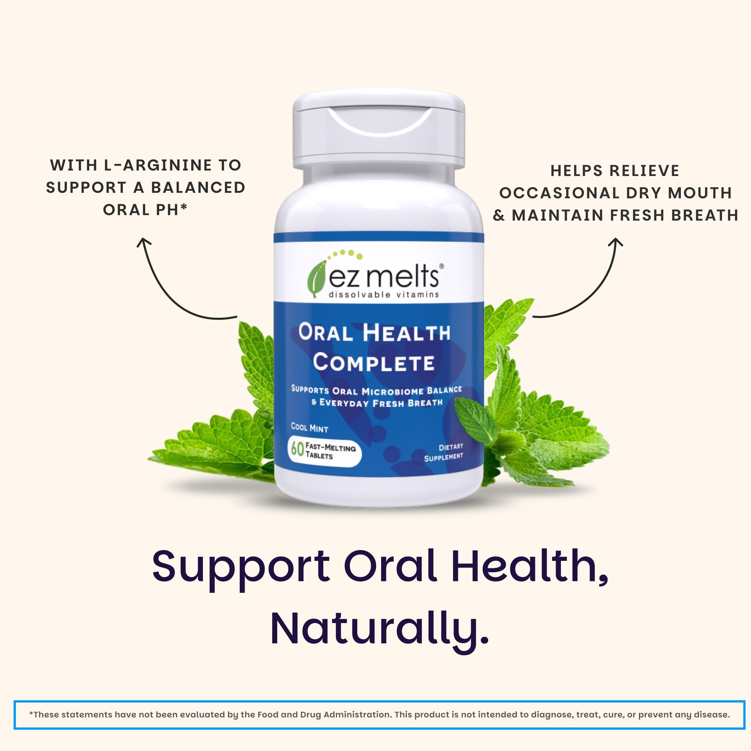 EZ Melts Oral Health Complete - Probiotic for Gum Health & Fresh Breath