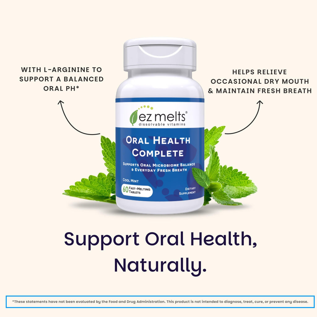 EZ Melts Oral Health Complete - Probiotic for Gum Health (2 Pack)