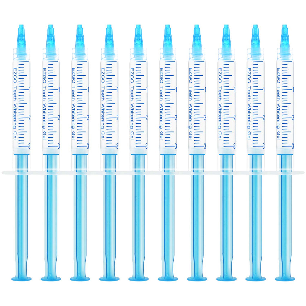 EZGO 10-Pack Teeth Whitening Gel Refills 22% - Mint Flavor (3ml x10)