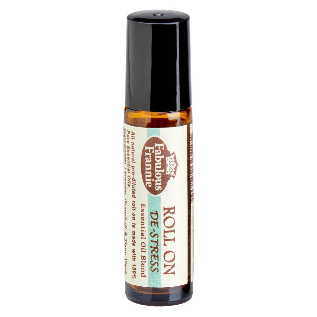 Fabulous Frannie De-Stress Essential Oil Roll-On – Grapefruit, Lavender & Ylang Ylang, 10ml