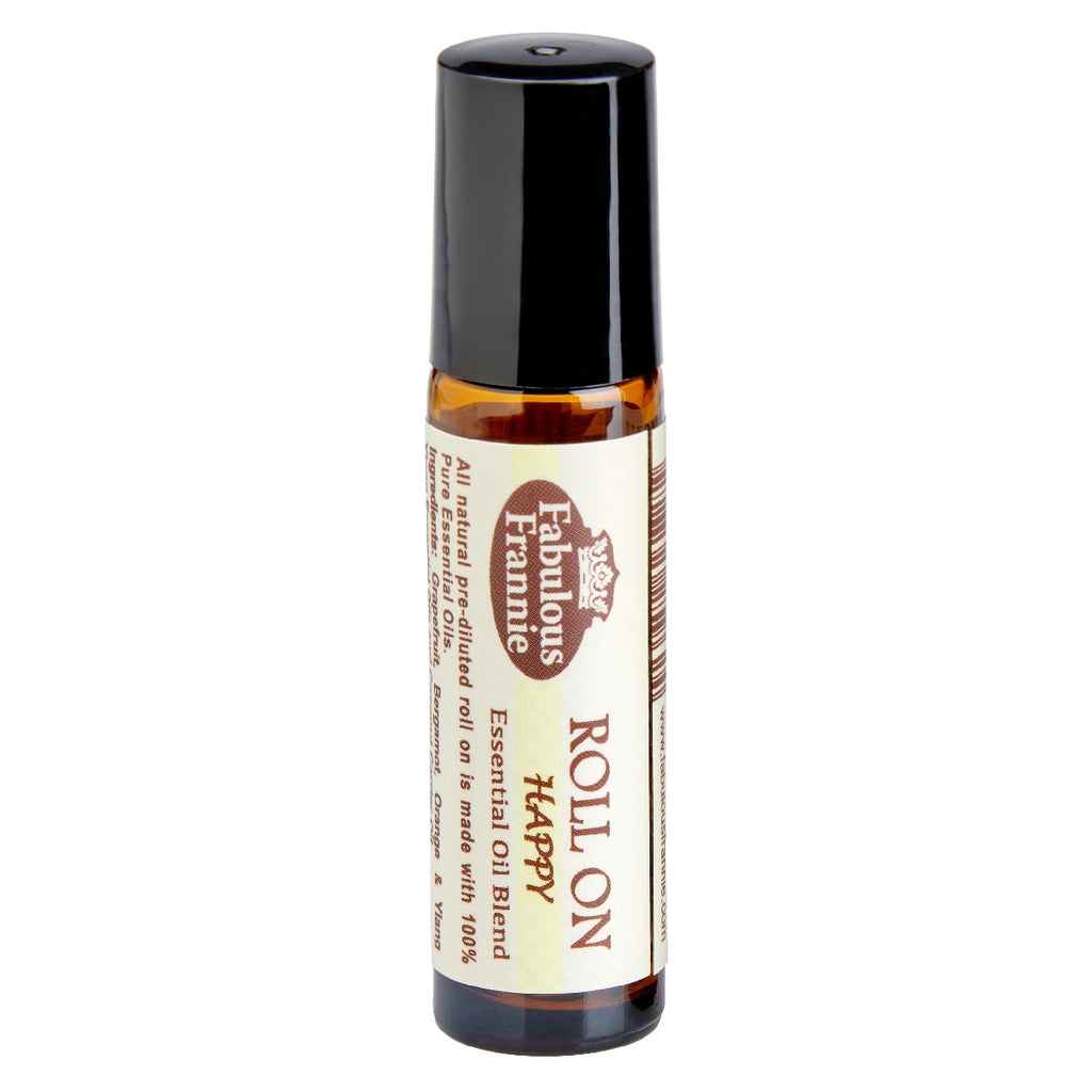 Fabulous Frannie Happy Essential Oil Blend Roll-On – Pre-Diluted 10ml (Pack of 1)
