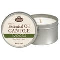 Fabulous Frannie Woods All-Natural Soy Candle – 6 oz, Cedarwood, Pine Needle & Fir Needle Oils, Cotton Wick, 40 Hours Burn Time – Gift for Women & Men