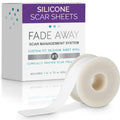 Fade Away Clinically Proven Silicone Scar Sheets – Medical Grade Tape for Surgery, C-Section, Keloids & Tummy Tuck Scars