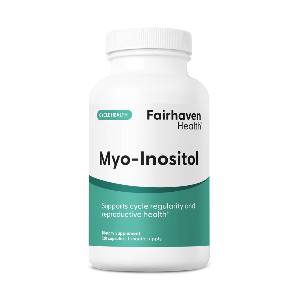 Fairhaven Health Myo-Inositol – Women & Men, Vegan, 2000mg, 120 Capsules
