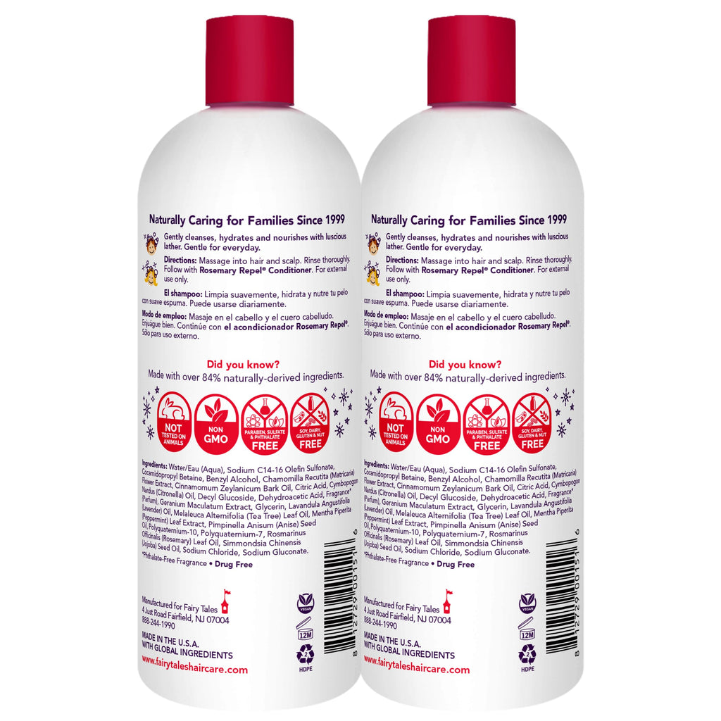 Fairy Tales Rosemary Repel Daily Kids Shampoo – 2-Pack, 32 oz