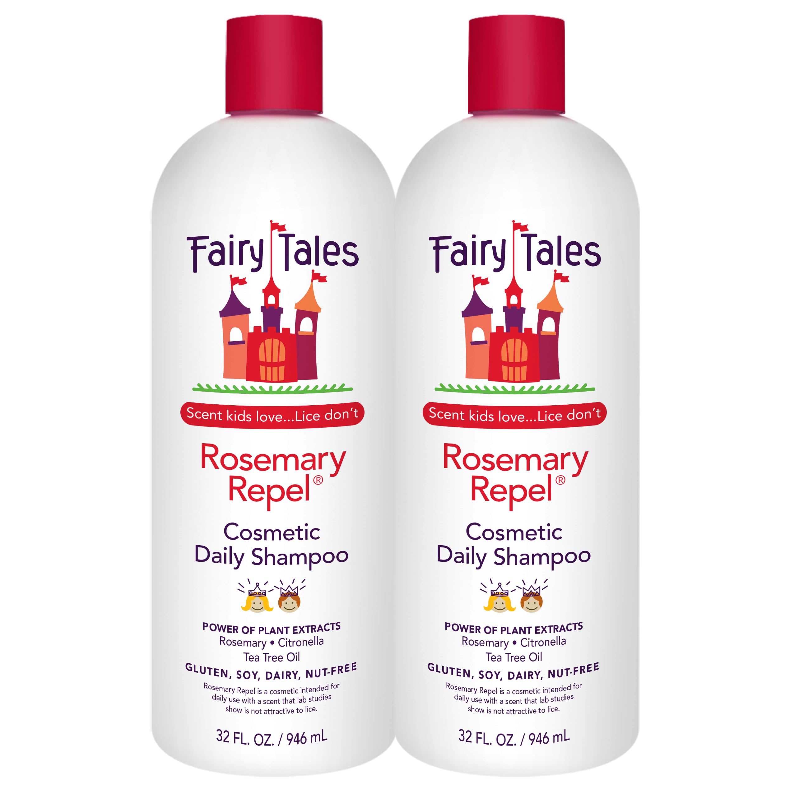 Fairy Tales Rosemary Repel Daily Kids Shampoo – 2-Pack, 32 oz