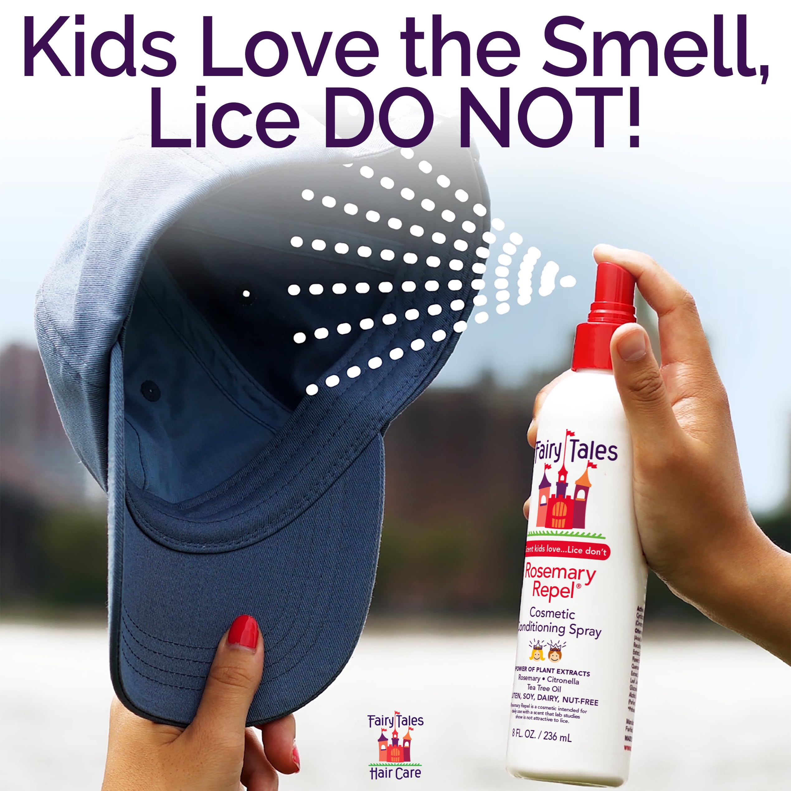 Fairy Tales Rosemary Repel Shampoo & Conditioner Duo — Kid-Approved Scent, Lice Deterrent (Pack of 2)
