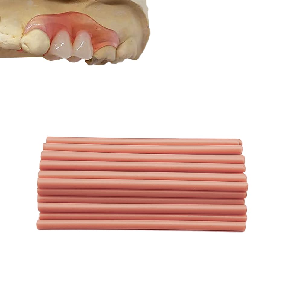 Fake Teeth Gum Material for Temporary Dentures - DIY Tooth Fix Kit (Light Pink)